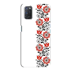 Чехол для Патриота Украины Oppo A92 - (AlphaPrint) (Яркая вишиванка)