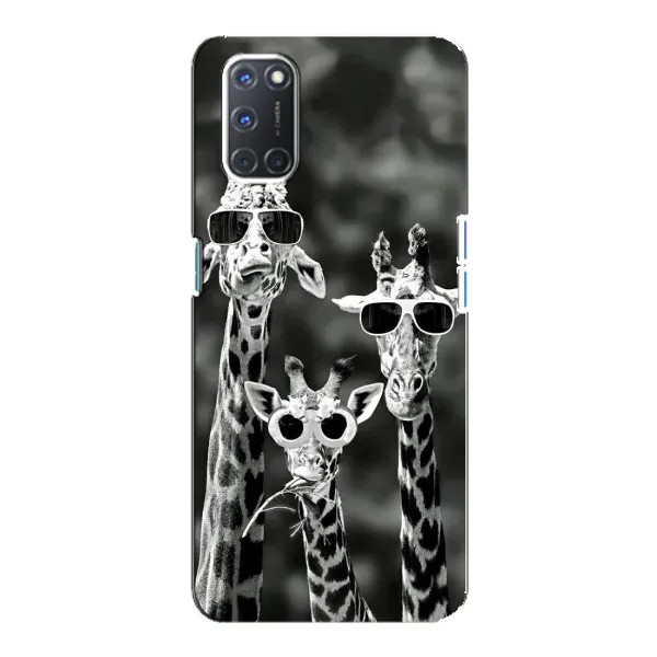 Чехол с принтом «Жирафы в очках» для OPPO A92 Чехол с принтом «Жирафы в очках» для OPPO A92