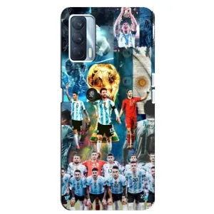 Чехлы Месси для Oppo A92s (AlphaPrint) (Аргентина Месси)