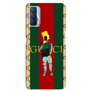 Брендновые Чехлы для Oppo A92s - (PREMIUMPrint) (Барт ГУЧЧИ)
