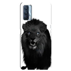 Чехлы с картинками животных Oppo A92s (Черный ЛЕВ)