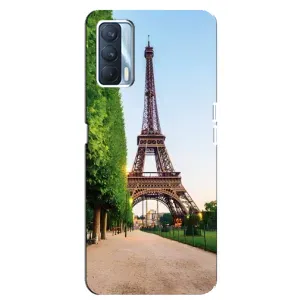 Чехол Эйфелева Башня для Oppo A92s - (AlphaPrint) (Дорога в Париж)