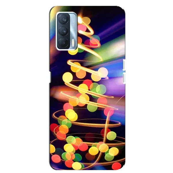 Чехол с принтом «Елка с гирлянд» для OPPO A92s Чехол с принтом «Елка с гирлянд» для OPPO A92s