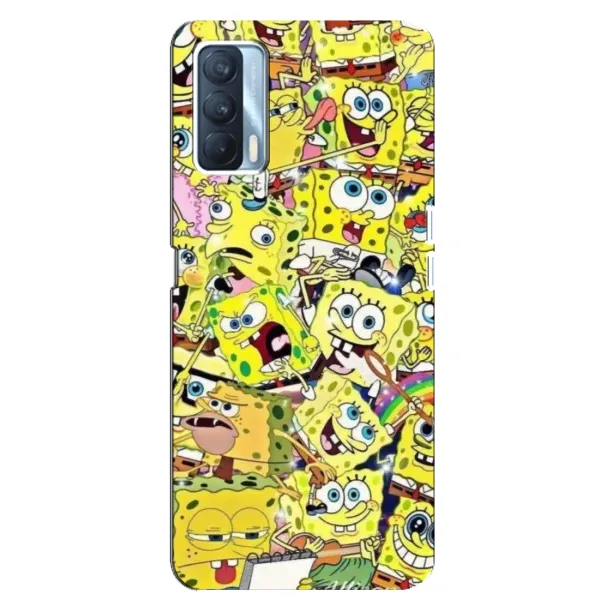 Чехол с принтом «Эмоции Спанч Боба» для OPPO A92s