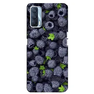 Чехлы с Фруктами для Oppo A92s (VPrint) (Ежевика)