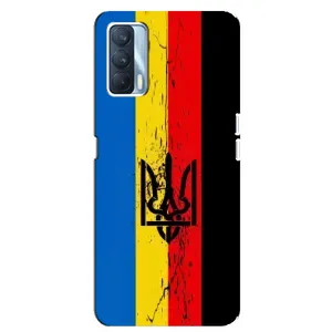 Украинские Чехлы для Oppo A92s с картинкой УПА (AlphaPrint) (Флаг УПА)