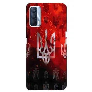Украинские Чехлы для Oppo A92s с картинкой УПА (AlphaPrint) (ГЕРБ УПА)