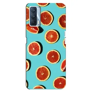 Чехлы с Фруктами для Oppo A92s (VPrint) (Грейпфрут)