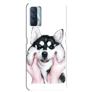 Чехол с Хаски для Oppo A92s - (AlphaPrint)