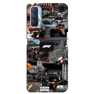 Чохол Формула1 на Oppo A92s (Гоночний колаж Ф1)