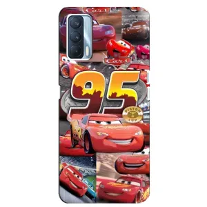 Силіконовий чохол Маквін для Oppo A92s (Колаж Блискавка Маквін)