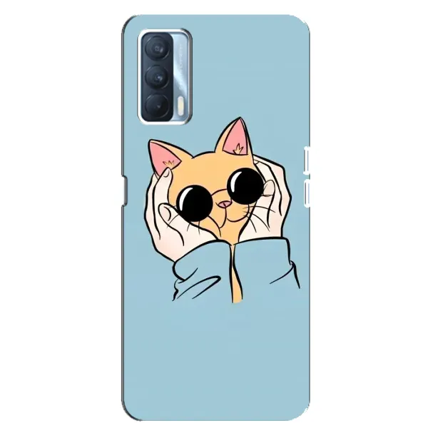 Чехол с принтом «Котик в очках» для OPPO A92s Чехол с принтом «Котик в очках» для OPPO A92s