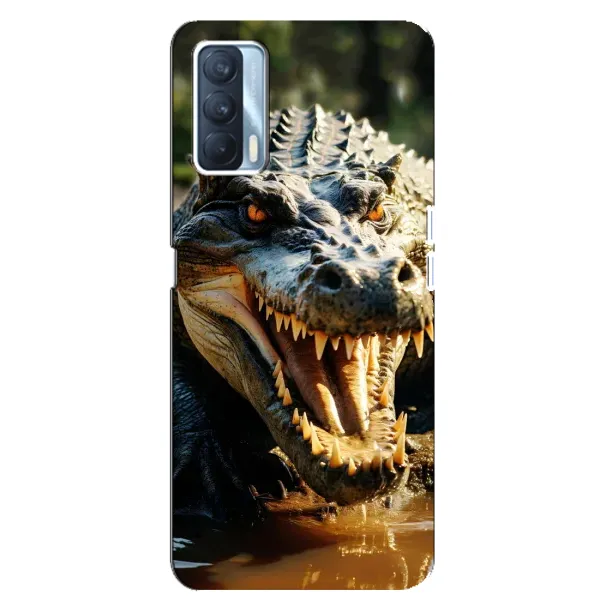 Чехол с принтом «Опасный крокодил» для OPPO A92s Чехол с принтом «Опасный крокодил» для OPPO A92s