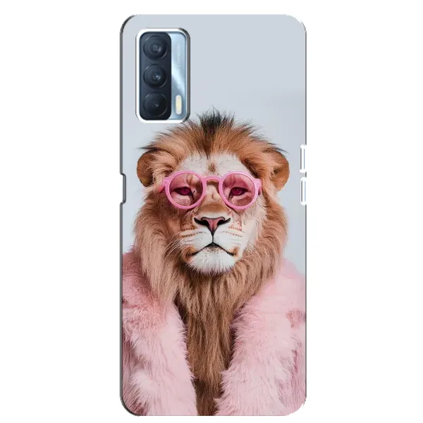 Чехол с принтом «Лев в очках» для OPPO A92s