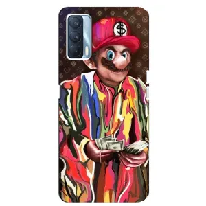 Брендновые Чехлы для Oppo A92s - (PREMIUMPrint) (Mario LV)