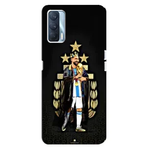 Чехлы для Oppo A92s (Leo чемпион) (AlphaPrint) (Месси Король)