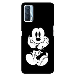 Эксклюзивный чехол для Oppo A92s (AlphaPrint - Мультяшные) (Микки на черном)