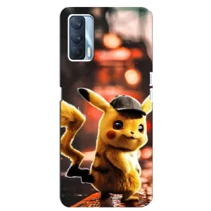 Чехол с Пикачу на Oppo A92s (Милый Пикачу)