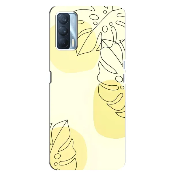 Чехол с принтом «Желтая монстера арт» для OPPO A92s