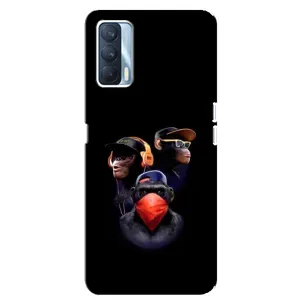 Чехол с Обезьянами Oppo A92s - (AlphaPrint) (Три обезьяны)
