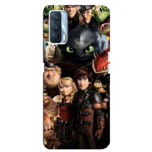 Чохол як приборкати дракона на Oppo A92s (Персонажі дракона)