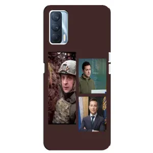 Чехол для Oppo A92s (AlphaPrint - с принтом Зеленского) (Президент)
