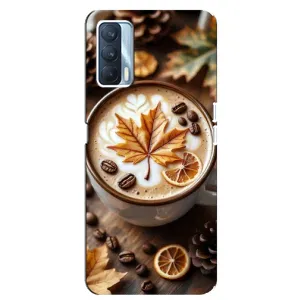 Чохол з принтом «Пряна кава» для OPPO A92s