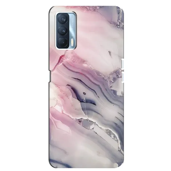 Чехол с принтом «Пурпурный Мрамор» для OPPO A92s