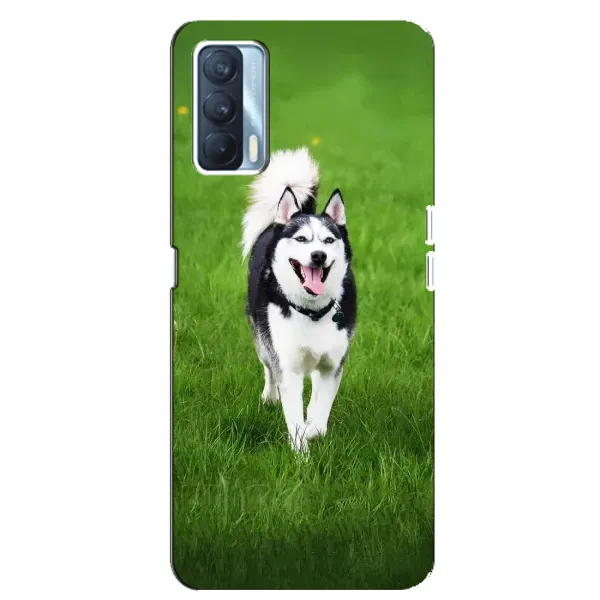 Чехол с принтом «Радостный Хаски» для OPPO A92s