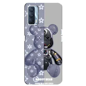 Крутые Чехлы Луи Виттон для Oppo A92s (AlphaPrint) (Робот Мишка)