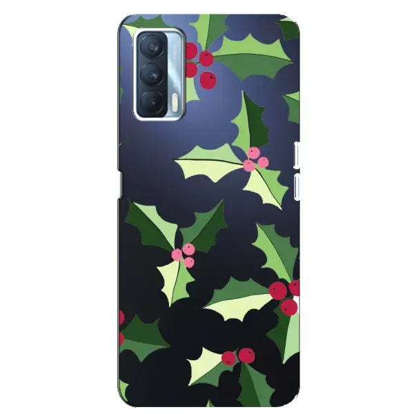 Чехол с принтом «Рождественский фон» для OPPO A92s