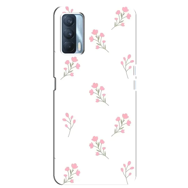 Чехол с принтом «Розовые цветы» для OPPO A92s