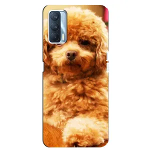 Чехлы с собаками для Oppo A92s (VPrint) (Щенок Бишон)