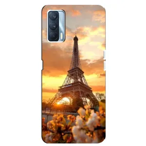 Чехол Эйфелева Башня для Oppo A92s - (AlphaPrint) (Солнечная башня)