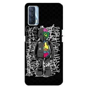 Чехлы для Oppo A92s - Bearbrick Louis Vuitton (PREMIUMPrint) (Стиль Bearbrick)