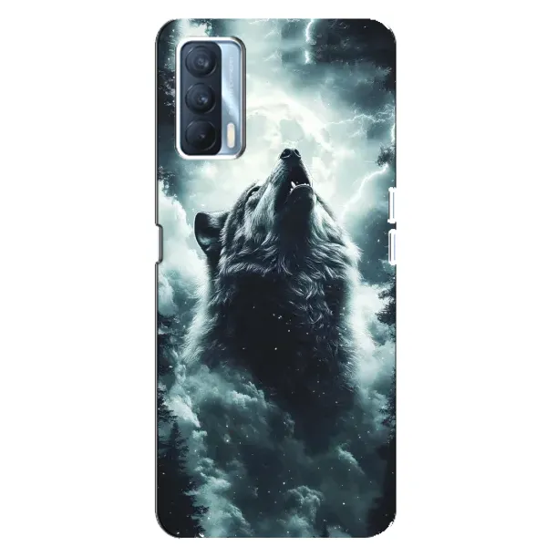 Чехол с принтом «Волк в облаках» для OPPO A92s Чехол с принтом «Волк в облаках» для OPPO A92s