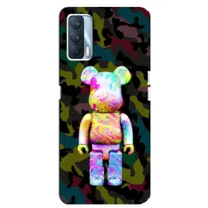 Чехлы для Oppo A92s - Bearbrick Louis Vuitton (PREMIUMPrint) (Яркий Bearbrick)