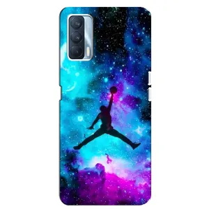 Чехлы для Oppo A92s - с картинкой JORDAN (AlphaPrint) (Яркий Джордан)