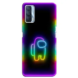 Чехол Амонг Ас для Oppo A92s (AlphaPrint) (Яркий скин)