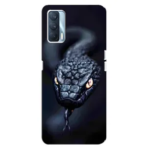 Чехол с картинкой «Хищники» для Oppo A92s (Черная змея)