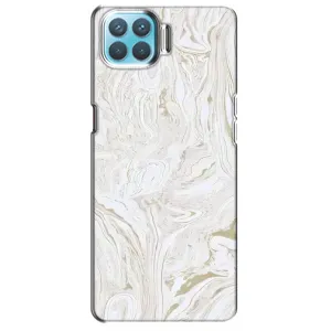 Мраморный чехол на Oppo A93 (VPrint) (Белый мрамор)