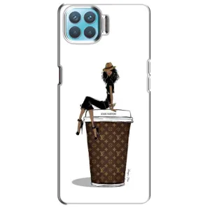 Чехлы Луи Витон для Oppo A93 (AlphaPrint - LOUIS VUITTON) (кофе LOUIS VUITTON)