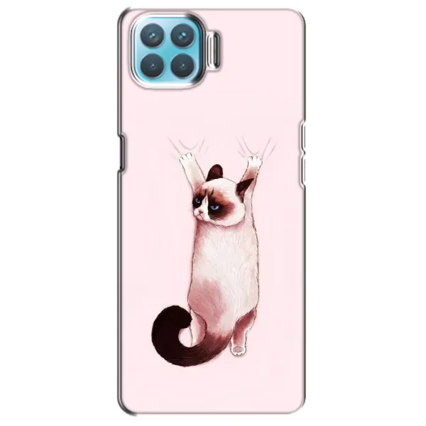 Чехол с принтом «Котик падает» для OPPO A93
