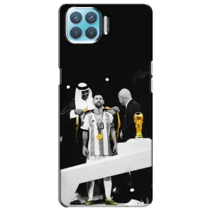 Чехлы для Oppo A93 (Leo чемпион) (AlphaPrint) (Месси в накидке)