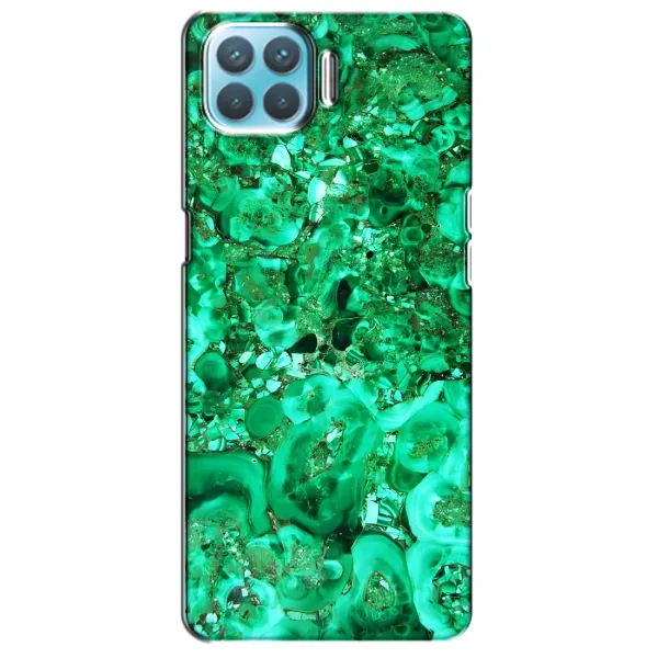 Чохол з принтом «Салатовий Мрамор» для OPPO A93