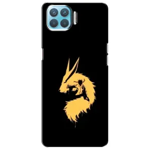 Naruto Anime Чохли для OPPO A93 (AlphaPrint) (силует Курама Наруто)
