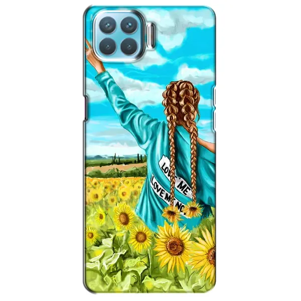Чехол с принтом «Украиночка» для OPPO A93