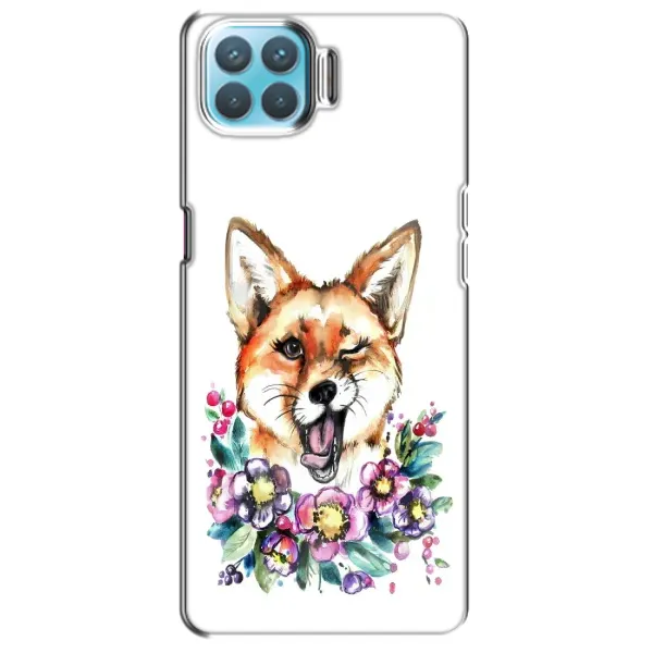 Чехол с принтом «Веселая лисичка» для OPPO A93