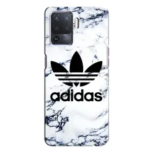 Чохли Адидас для Oppo A94 (AlphaPrint) (Адідас на мраморі)