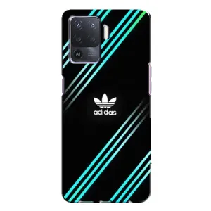 Чохли Адидас для Oppo A94 (AlphaPrint) (Адідас з полосами)